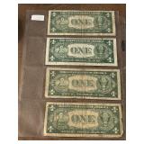 1935 Blue Seal $1 Dollar Silver Certificates
