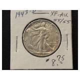 1943-D Walking Liberty Half Dollar