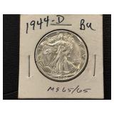 1944-D Walking Liberty Half Dollar