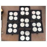 Canadian Olympic Coin Set $10 and $5 Dollar .925 Silver Coins Over 30 Ounces Fine Silver Total