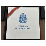 Canadian Olympic Coin Set $10 and $5 Dollar .925 Silver Coins Over 30 Ounces Fine Silver Total