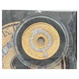 1936 1 Krone Gold Plated