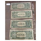 1957 Blue Seal $1 Dollar Silver Certificates