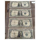 1957 Blue Seal $1 Dollar Silver Certificates