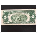 1953 Red Seal $2 Dollar Note