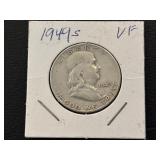 1949-S Franklin Half Dollar