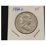 1954-D Franklin Half Dollar