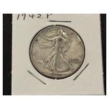 1942 Walking Liberty Half Dollar