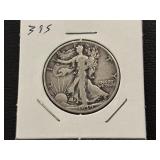 1939-S Walking Liberty Half Dollar
