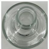 Vintage Glass Drink Dispenser Set with 6 Colored Shot Glasses