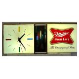 Vintage Miller High Life Advertising Wall Clock