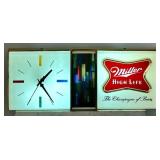 Vintage Miller High Life Advertising Wall Clock
