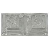 Art Deco Manhattan Glass Bowl and Candle Stick Set