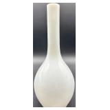 Set of 2 Vintage Barber Bottles in Blue and White Glass