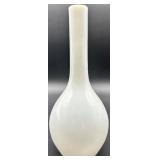 Set of 2 Vintage Barber Bottles in Blue and White Glass