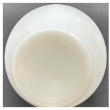 Set of 2 Vintage Barber Bottles in Blue and White Glass