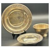 Set of 3 Vintage Sterling Silver Bowls by Revere Silversmiths