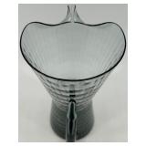 Morgantown Hoffman House Smoke Grey Glass Pitcher