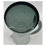 Morgantown Hoffman House Smoke Grey Glass Pitcher