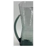 Morgantown Hoffman House Smoke Grey Glass Pitcher