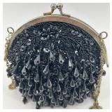 Art Deco Style Frame and Vintage Beaded Evening Bag