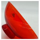 Old Georgetown Ruby Red Crystal Bowl by Georgantown Glass