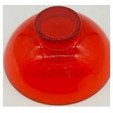 Old Georgetown Ruby Red Crystal Bowl by Georgantown Glass