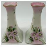 Set of 5 Limoges France Porcelain Decorative Pieces with Floral Design