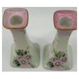 Set of 5 Limoges France Porcelain Decorative Pieces with Floral Design