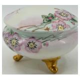 Set of 5 Limoges France Porcelain Decorative Pieces with Floral Design