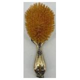 Antique Gilded Vanity Set with Mirror and Brushes