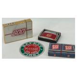 Vintage Adams and Westlake Railroad Kerosene Lamp & Railroad Items Set