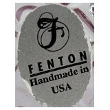 Fenton Handmade Amethyst Glass Basket and Ring Dish Set