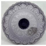 Fenton Handmade Amethyst Glass Basket and Ring Dish Set
