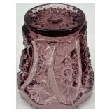 Set of 5 Vintage Carnival Glass Toothpick Holders including Imperial, Carnival and Slag glass