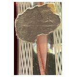 Multicolor Glass Bell with Latticino Pattern, believed to Murano