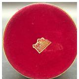 Taj Importing Co. Gold Metal Crown Trinket Music Box