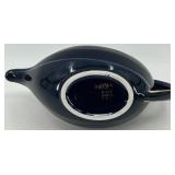 Vintage Hall Aladdin 6-Cup Teapot in Blue with Gold Trim