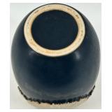 Unique Artisan Ceramic Vase with Intricate Lace Design