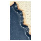 Unique Artisan Ceramic Vase with Intricate Lace Design