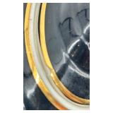 Vintage Hall Aladdin 6-Cup Teapot in Black with Gold Trim