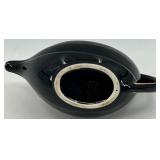 Vintage Hall Aladdin 6-Cup Teapot in Black with Gold Trim