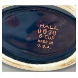 Vintage Hall Aladdin 6-Cup Teapot in Black with Gold Trim