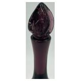 Fenton Art Glass Vase and Bell in Amethyst purple