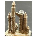 Set of 4 Spoontiques Wizard and Castle Figurines