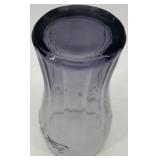 Set of 4 Coca-Cola Purple Glasses and Vintage Coca-Cola Tray