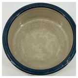 Red Wing Stoneware Dog Bowl with Paw Print Design