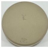 Red Wing Stoneware Dog Bowl with Paw Print Design