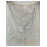 Vintage Laundry Bag and Anthropomorphic Strawberry ceramic dish