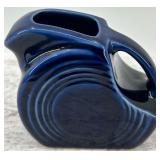 Fiestaware Cobalt Blue Ceramic Tableware Set with Creamer, Sugar Bowl, Tray and small Pitcher